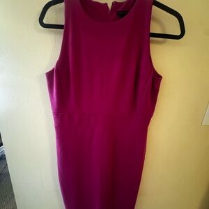 Ann Taylor Fuchsia Midi Dress size 4